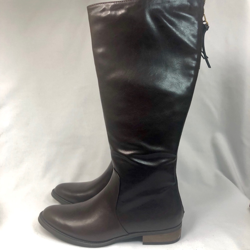 Unze London Women’s Dark Brown tall boots
